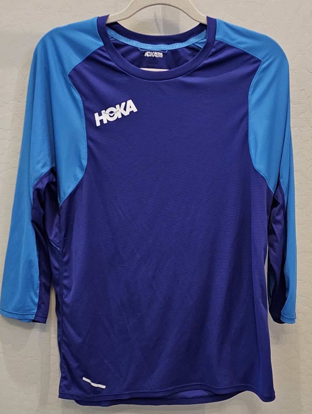 Hoka Long Sleeve Athletic Top in Purple & Teal